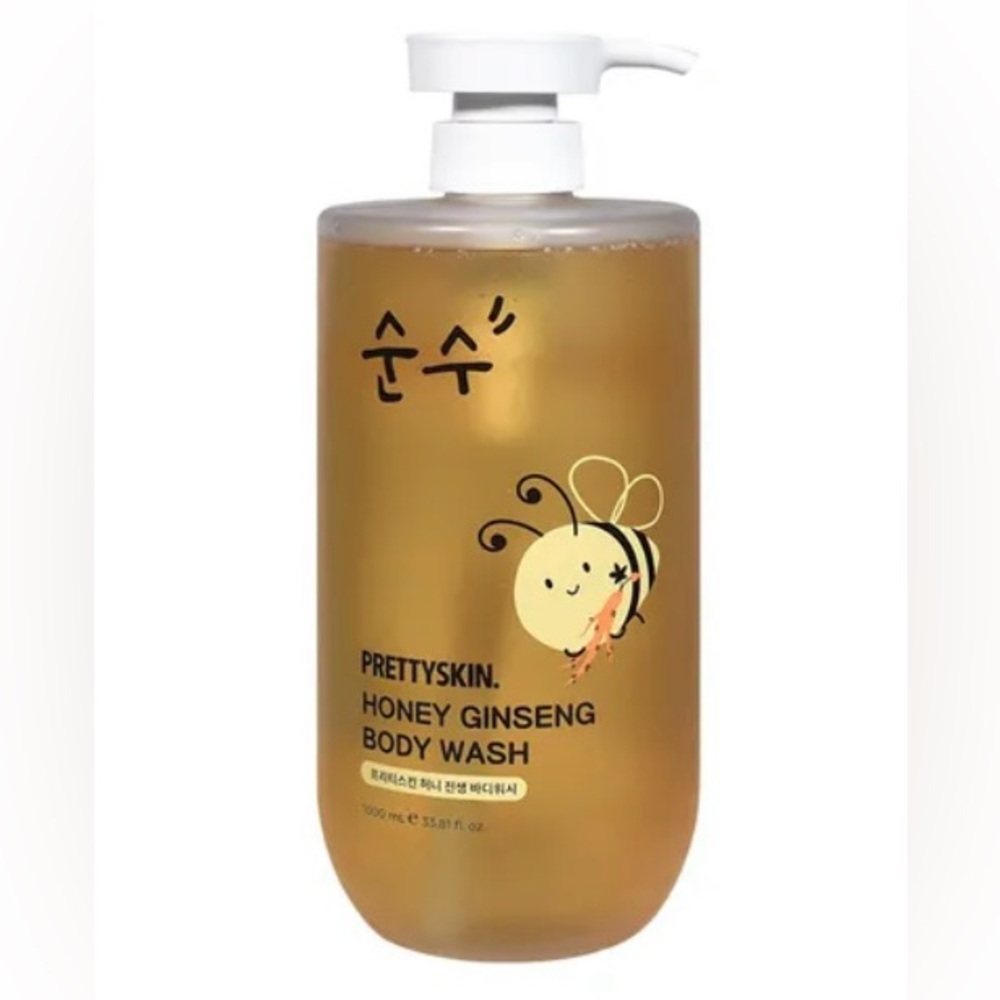 Prettyskin Honey Ginseng Body Wash 1000ml